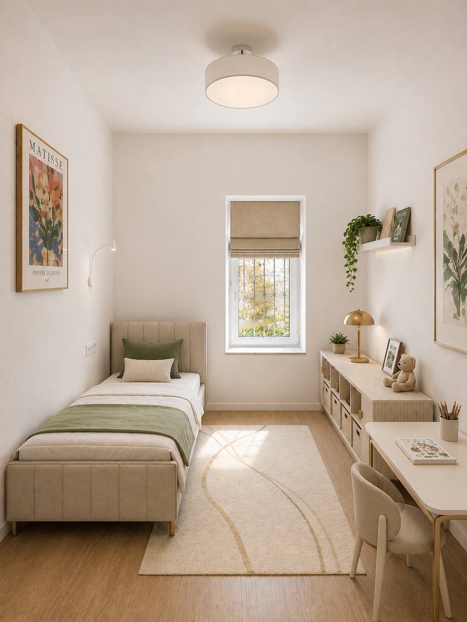 Segunda habitación: dormitorio, despacho o habitación infantil